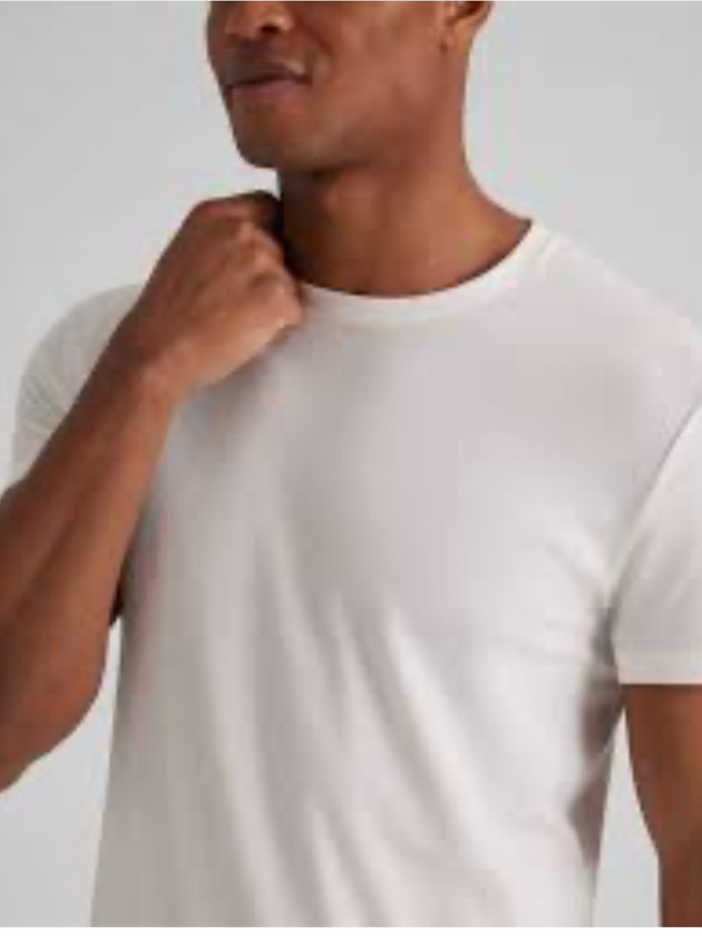 Tommy John White Crew Neck Undershirt